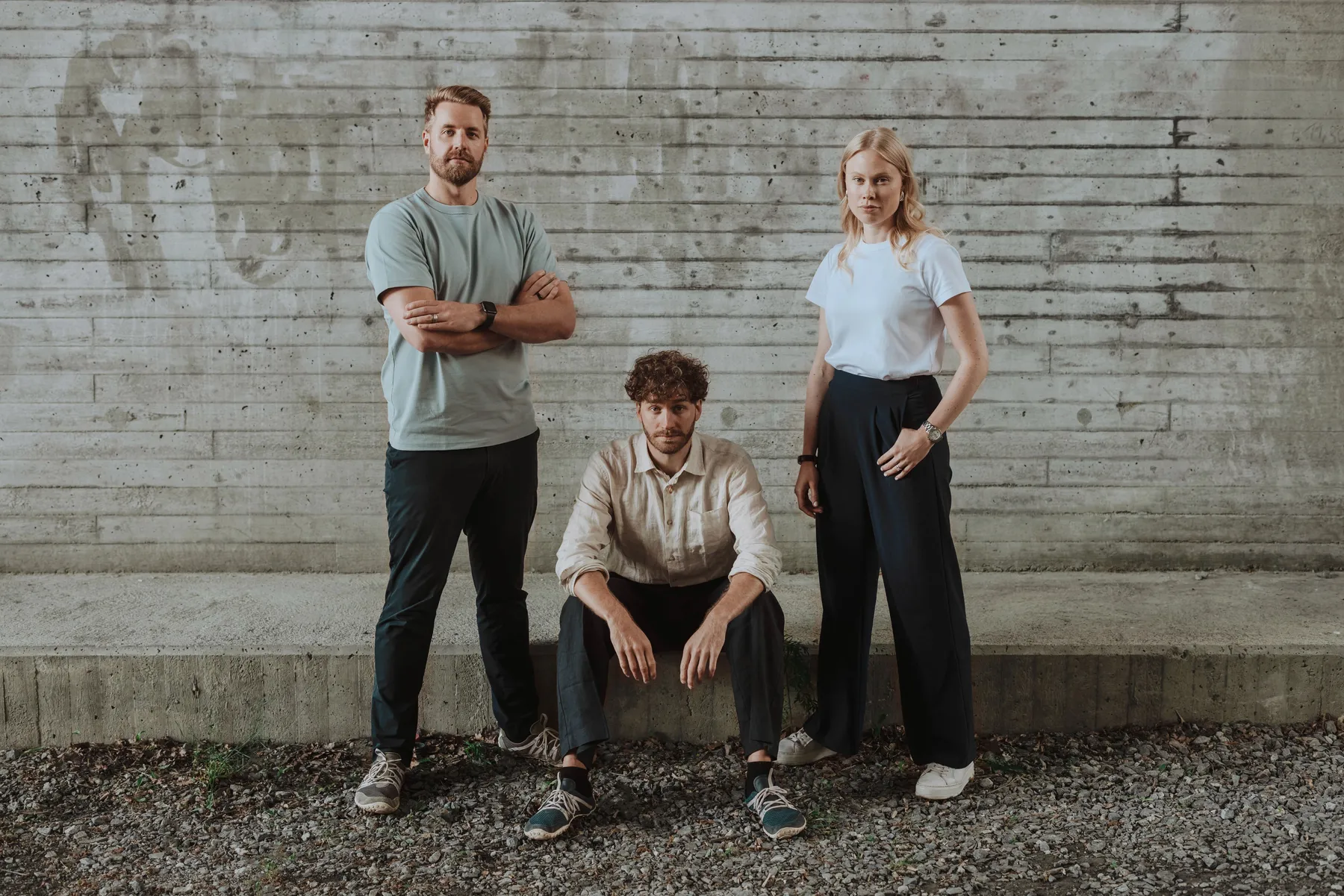Normain founders Sara Landfors, Kalle Hansson and Dennis Landfors
