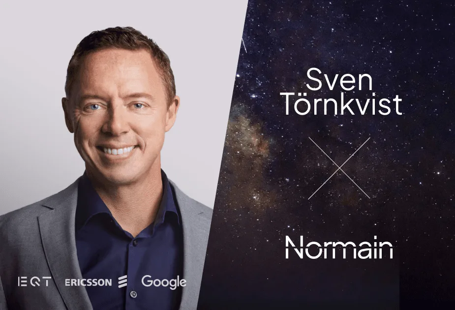 Normain Welcomes EQT tech profile Sven Törnkvist as New Chair of the Board