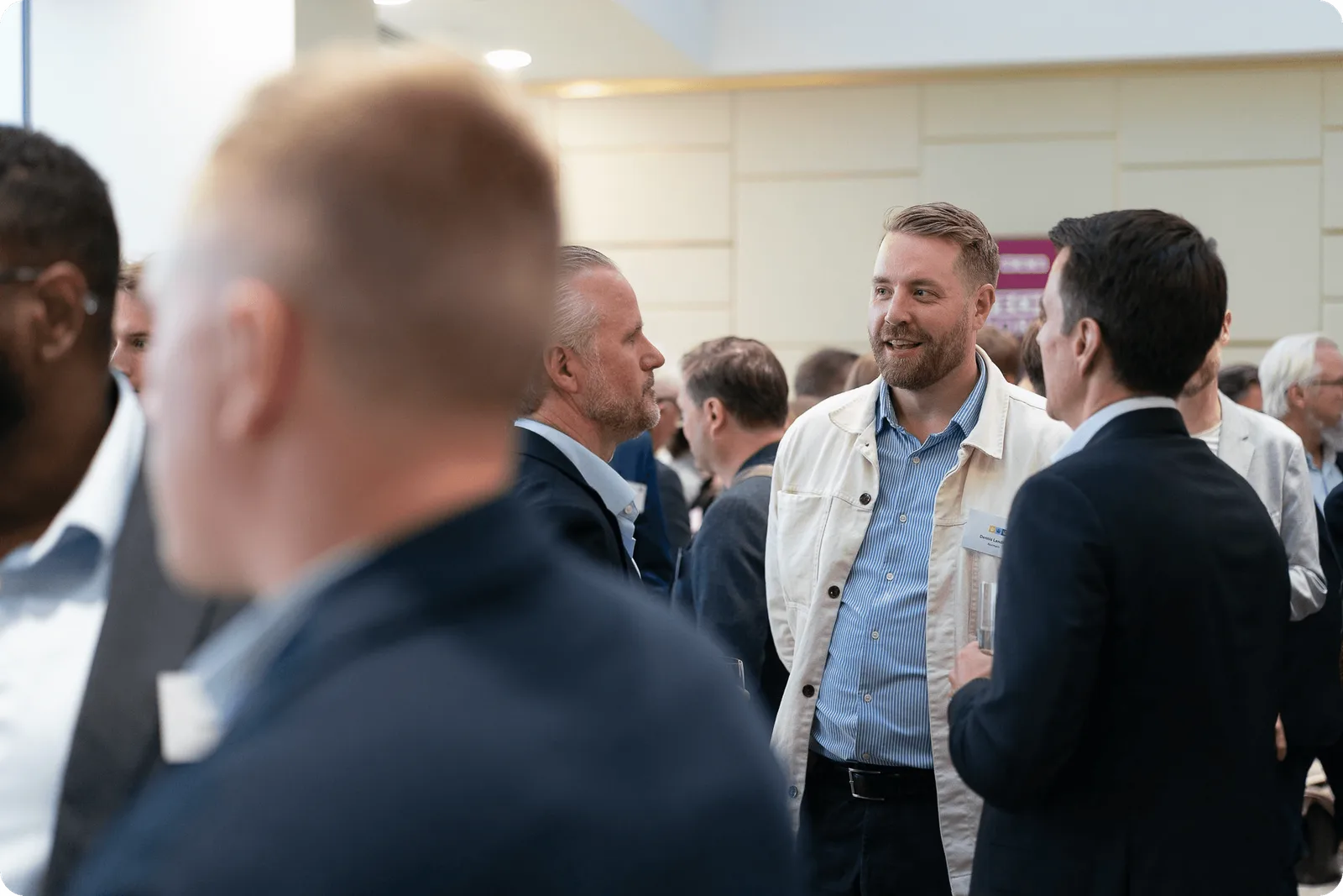 Dennis Landfors of Normain at an AccessUK networking event